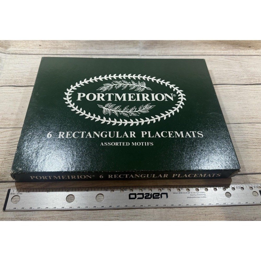 Portmeirion 6 Place Mats Botanic Garden Cork Base By Susan Williams Ellis TubB3